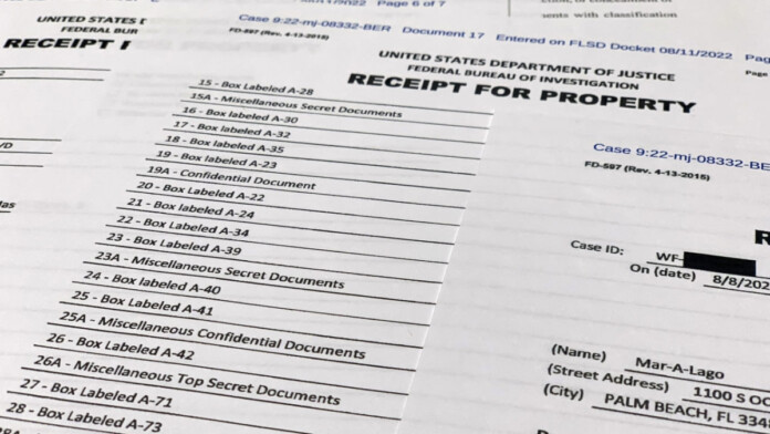 Акт вилучення документів у маєток колишнього президента США Дональда Трампа у Мар-а-Лаго (1) Акт вилучення документів у маєток колишнього президента США Дональда Трампа у Мар-а-Лаго