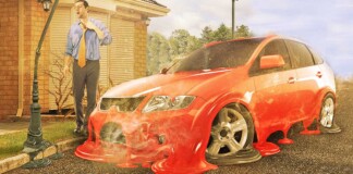 авто в жару