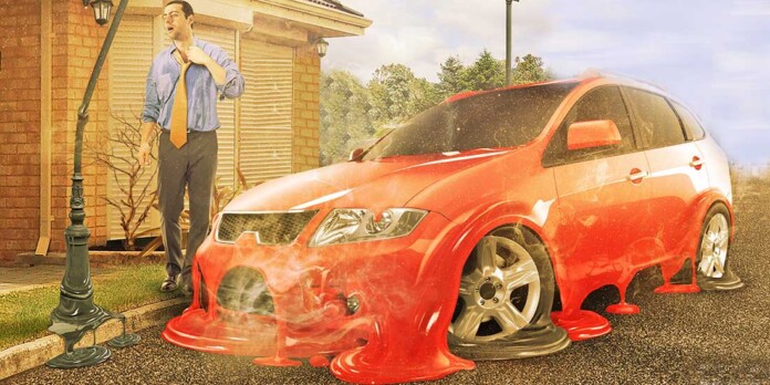 авто в жару