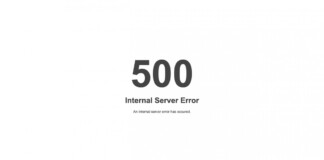 500 error