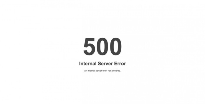 500 error