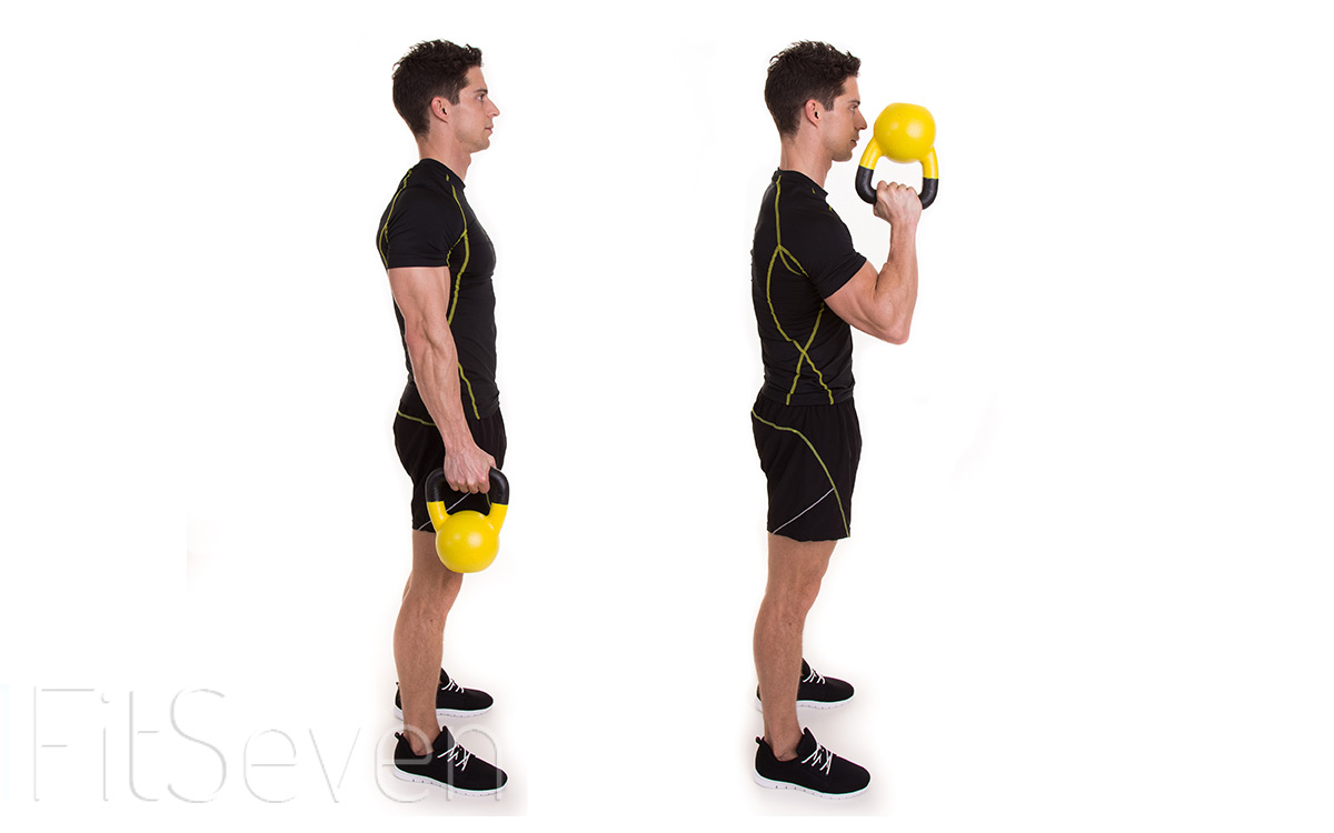 Підйом гирі на біцепс