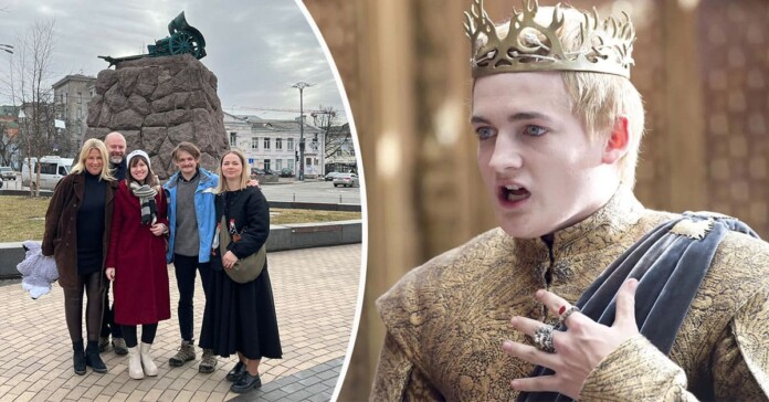 Game of Thrones star Jack Gleeson arrived in Kiev with a pickup for the AFU Game of Thrones star Jack Gleeson arrived in Kiev with a pickup for the AFU