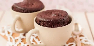 Шоколадний кекс у чашці: 10 хвилин у мікрохвильовій печі і готово!