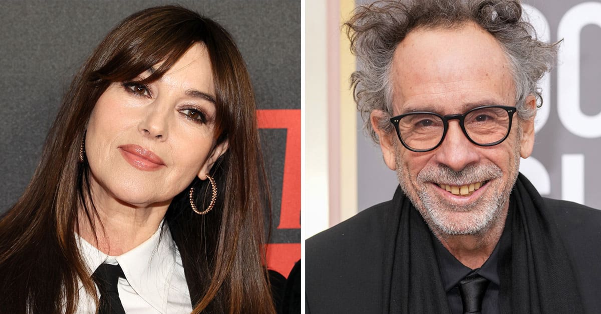 Тім Бертон і Моніка Беллуччі Тім Бертон і Моніка Беллуччі