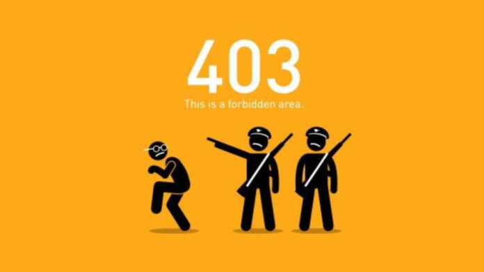 403 Forbidden Error