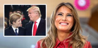 Дональд Трамп & Меланія Трамп & Беррон Трамп