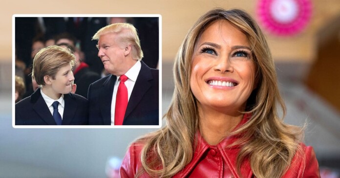 Дональд Трамп & Меланія Трамп & Беррон Трамп