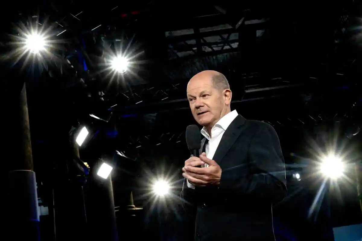 Олаф Шольц. Фото: Sebastian Christoph Gollnow/dpa