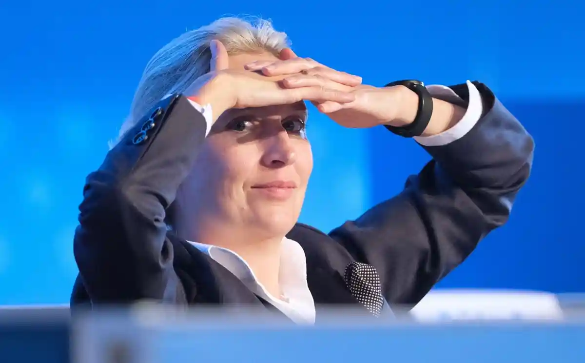 Аліса Вайдель, федеральний лідер AFD. Фото: Себастьян Вілноу/DPA