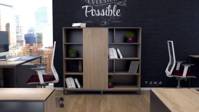 шкаф офісний toka