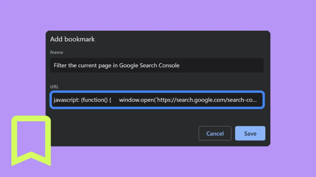 JS bookmarklet