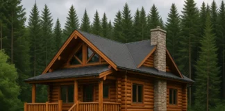 будинок з дерев
