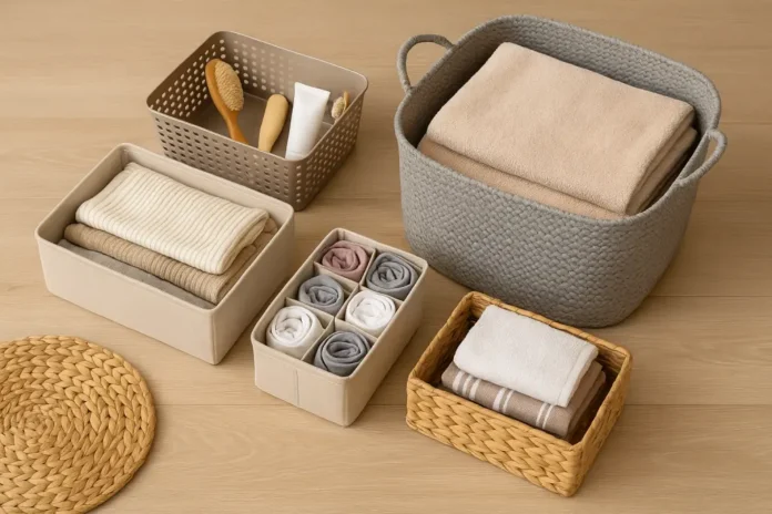 органайзери та кошики для білизни