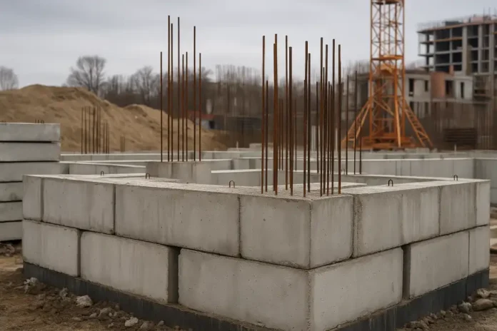 Залізобетонні фундаментні блоки ФБС